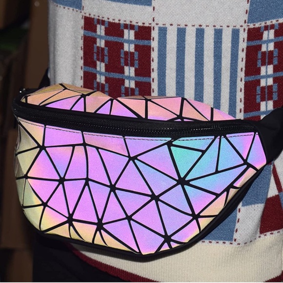 2 Sets Holographic Purse Crossbody-Bag Fanny Pack main image 4